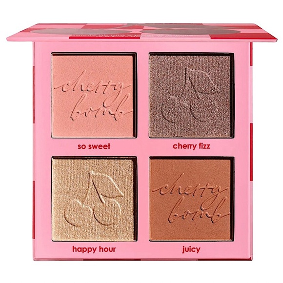 Ciaté London Light Medium Cherry Bomb Blush And Highlighter Palette - Picture 1 of 4